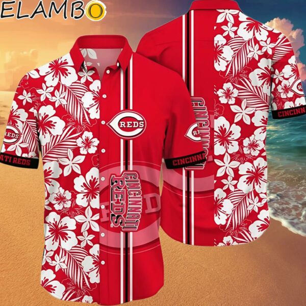 Cincinnati Reds MLB Flower Hawaiian Shirt Aloha Football Shirt Hawaaian Shirt Hawaaian Shirt
