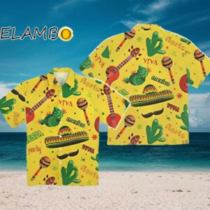 Cinco De Mayo Mexico Cactus Yellow Hawaiian Shirt Aloha Shirt Aloha Shirt