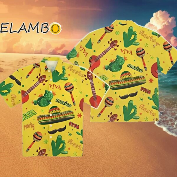 Cinco De Mayo Mexico Cactus Yellow Hawaiian Shirt Hawaaian Shirt Hawaaian Shirt