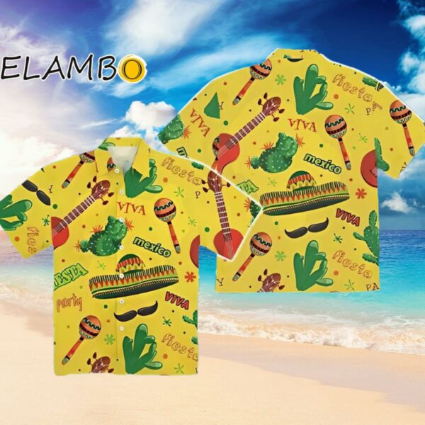 Cinco De Mayo Mexico Cactus Yellow Hawaiian Shirt Hawaiian Hawaiian