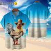 Cowboy Rooster Chest Pocket Hawaiian Shirt Hawaiian Hawaiian