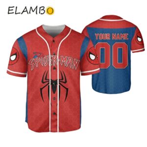 Custom Disney Spider Man Baseball Jersey Gift for Disney Fans Printed Thumb
