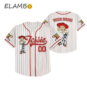 Custom Disney Toy Story Jessie Baseball Jersey Sports Outfit Printed Thumb