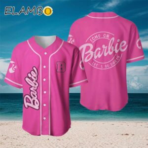 Custom Name Barbie Baseball Jersey Aloha Shirt Aloha Shirt