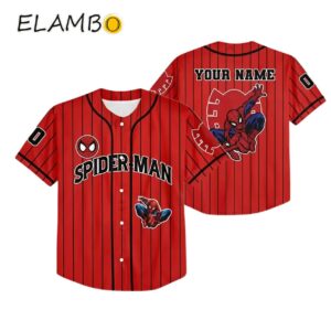 Custom Spider Man Verse Baseball Jersey Disney Fans Gifts Printed Thumb