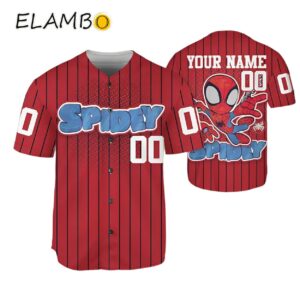 Custom Spidey And His Amazing Friend Spiderman Baseball Jersey Outfit Printed Thumb
