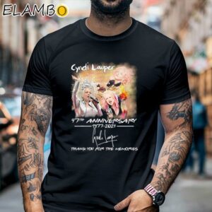 Cyndi Lauper Tour 47th Anniversary 1977 2024 Thank You For The Memories Shirt Black Shirt Black Shirt