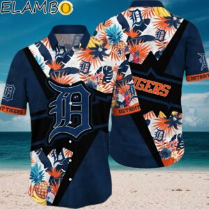 Detroit Tigers MLB Hawaiian Shirt Parasols Aloha Shirt Aloha Shirt Aloha Shirt