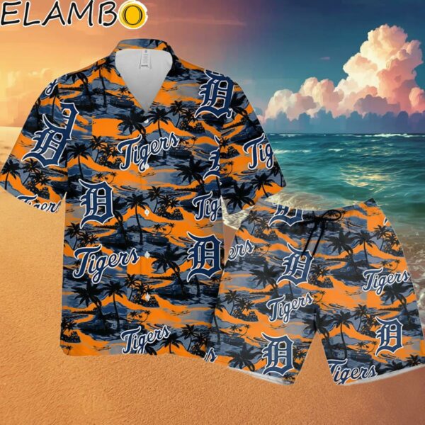 Detroit Tigers Vintage Sea Island Pattern Hawaiian Shirt Hawaaian Shirt Hawaaian Shirt