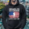 Disabled Veteran Lives Matter Flag American US Vet Military T Shirt Hoodie Hooodie