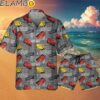 Disney Pixar Cars Multicolor Car Toss Fabric Texture Hawaii Shirt Hawaaian Shirt Hawaaian Shirt