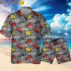 Disney Pixar Cars Multicolor Car Toss Fabric Texture Hawaii Shirt Hawaiian Hawaiian