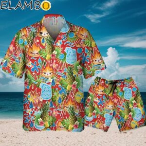 Disney Pixar Elemental Ember And Wade Seamless Pineapple Summer Tropical Hawaii Shirt Aloha Shirt Aloha Shirt