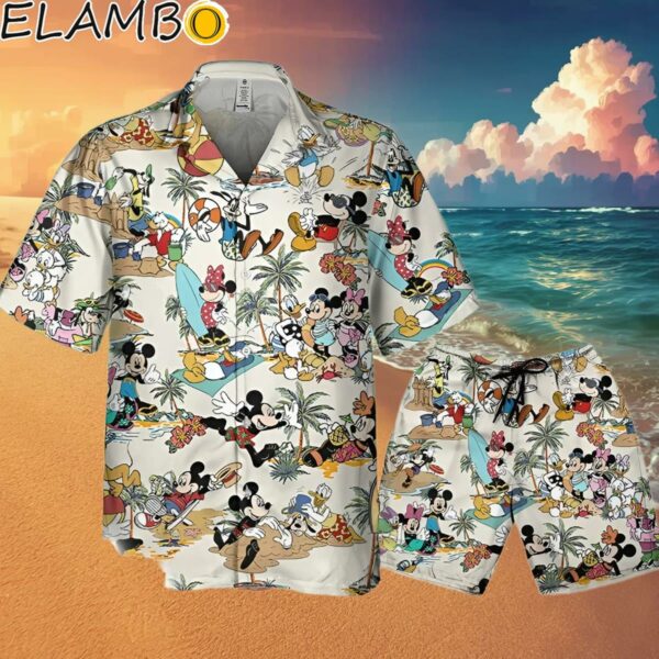 Disney Retro Mickey Friends Summer Beach Palm Tree Hawaiian Shirt Hawaaian Shirt Hawaaian Shirt