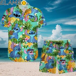 Disney Stitch Button Up Shirt Stitch Man Swim Hawaii Beach Shirt Aloha Shirt Aloha Shirt