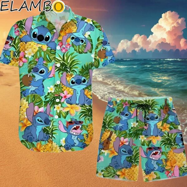 Disney Stitch Button Up Shirt Stitch Man Swim Hawaii Beach Shirt Hawaaian Shirt Hawaaian Shirt