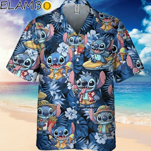 Disney Stitch Hawaiian Shirt Funny Summer Vacation Hawaiian Hawaiian