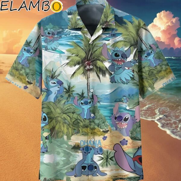 Disney Stitch Tropical Hawaiian Short Sleeve Shirt Hawaaian Shirt Hawaaian Shirt