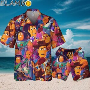 Disney Toy Story Colorful Summer Tropical Hawaii Shirt Aloha Shirt Aloha Shirt