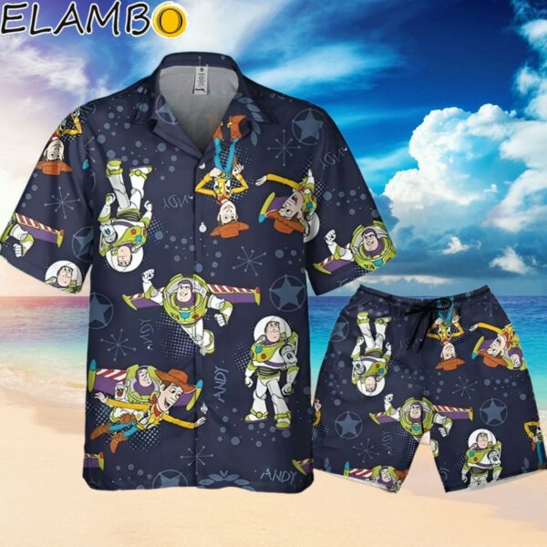 Disney Toy Story Woody And Buzz Lightyear Dark Blue Aloha Shirt Toy Story Hawaiian Shirt Hawaiian Hawaiian