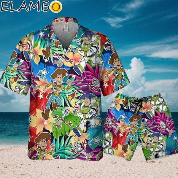 Disney Toy Story Woody Buzz Lightyear Forky Summer Tropical Awesome Hawaii Shirt Aloha Shirt Aloha Shirt