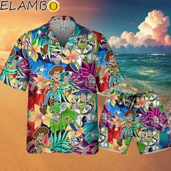 Disney Toy Story Woody Buzz Lightyear Forky Summer Tropical Awesome Hawaii Shirt Hawaaian Shirt Hawaaian Shirt