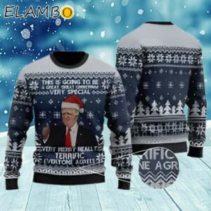 Donald Trump Christmas Sweater For Men Women Sweater Ugly