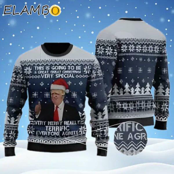 Donald Trump Christmas Sweater For Men Women Ugly Sweater