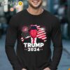 Donald Trump Happy 4Th Of July Trump American Flag Shirt Longsleeve Longsleeve