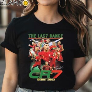 Euro 2024 The Last Dance Cr7 Debut 2003 Signature shirt Black Shirt Shirt