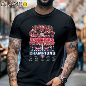 Florida Panthers Nhl Team Stanley Cup The Champions Of 2024 Shirts Black Shirt Black Shirt