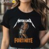 Fortnite x Metallica Fire M72 TShirt Black Shirt Shirt