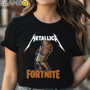 Fortnite x Metallica Fire M72 TShirt Black Shirt Shirt