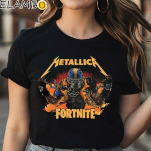 Fortnite x Metallica Rust Merch Collaboration M72 Met Store TShirt Black Shirt Shirt