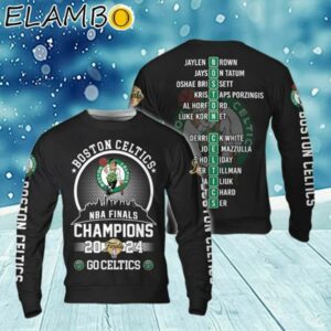 Go Celtics Boston Celtics NBA Finals Champions 2024 Sweater Ugly Christmas Sweater Ugly