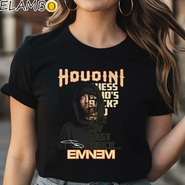 Houdini Guess Who's Back And For My Last Trick Eminem T Shirt Black Shirt Shirt