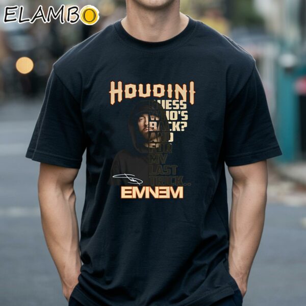 Houdini Guess Who's Back And For My Last Trick Eminem T Shirt Black Shirts 18