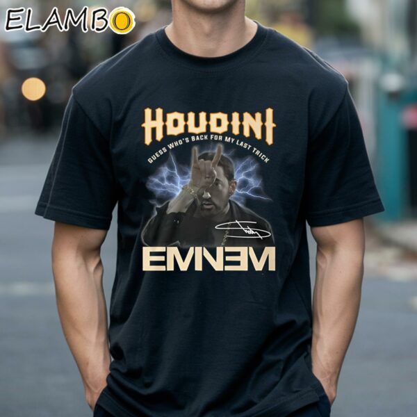 Houdini Guess Who's Back For My Last Trick Eminem The Death Of Slim Shady T Shirt Black Shirts 18