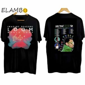 Imagine Dragons Loom World Tour 2024 Shirts Dragons Band Gift Black Shirt Black Shirt