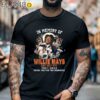 In Memory Of Willie Mays Say Hey Kid 1931 2024 Thank You For The Memories Shirt Black Shirt Black Shirt