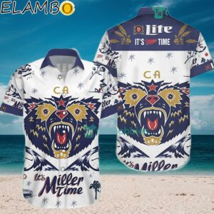 Its Miller Time Miller Lite Hawaiian Shirt Aloha Shirt Aloha Shirt
