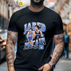 Jared Mccain Duke Blue Devils Basketball Signature Shirt Black Shirt Black Shirt