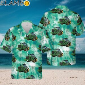 John Deere Tracked Tractor Patricks Day Hawaiian Shirt Aloha Shirt Aloha Shirt