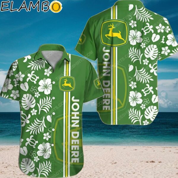 John Deere Tropical Summer All Over Print Hawaiian Shirt Aloha Shirt Aloha Shirt