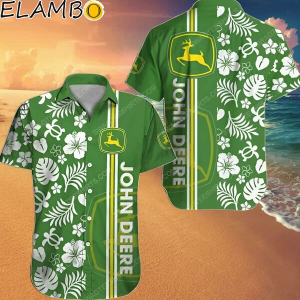 John Deere Tropical Summer All Over Print Hawaiian Shirt Hawaaian Shirt Hawaaian Shirt