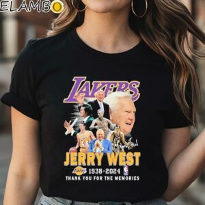 Lakers Jerry West 1938 2024 Thank You For The Memories shirt Black Shirt Shirt