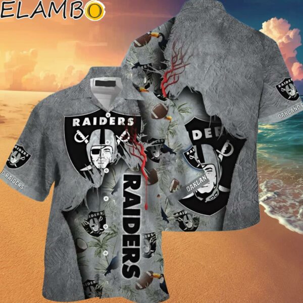 Las Vegas Raiders NFL Hawaiian Shirt Tropical Print Summer Best Gift For Fans Hawaaian Shirt Hawaaian Shirt