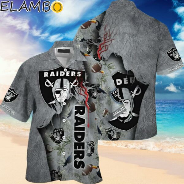 Las Vegas Raiders NFL Hawaiian Shirt Tropical Print Summer Best Gift For Fans Hawaiian Hawaiian