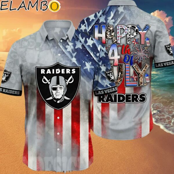 Las Vegas Raiders NFL Independence Day 3D Full Print Hawaiian Shirt Hawaaian Shirt Hawaaian Shirt