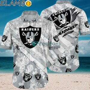 Las Vegas Raiders NFL US Flag Aloha Tropical Hawaiian Shirt Aloha Shirt Aloha Shirt